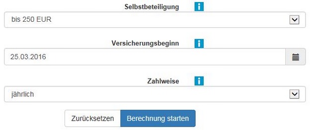 Berechnung Rechtsschutz für Selbstständige